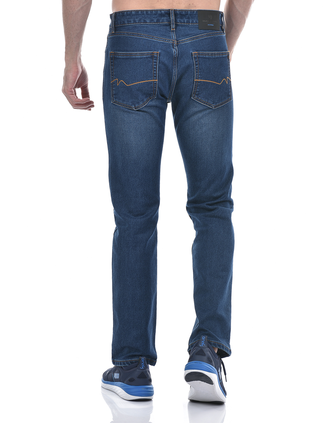 Numero Uno Men Solid Blue Jeans